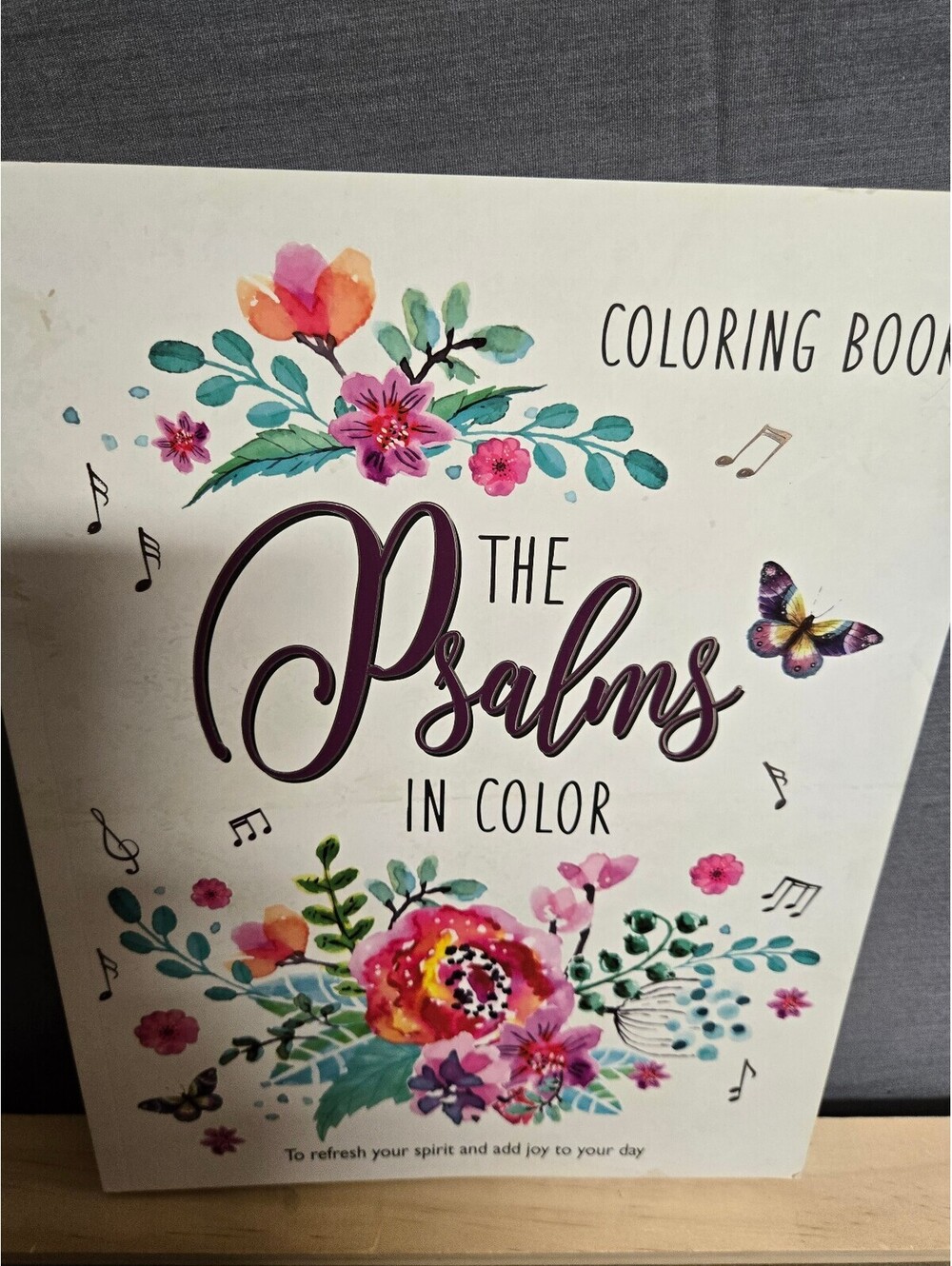 The Psalms in Color - Inspirational Coloring Book